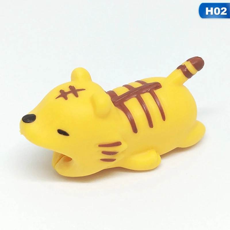 

Cute Animals Cable Protector Data Line Cord Protector Protective Case Cable Winder Cover For iPhone Huawei USB Charging Cable