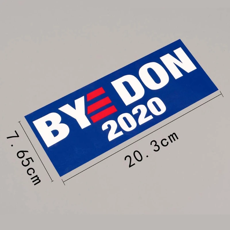 

300 Pcs Joe Biden for President Campaign Bumper Sticker Automotive Quality Printed Decal Vinyl Decoration Car Exterior