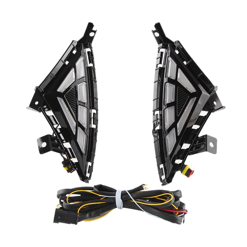 СВЕТОДИОДНЫЙ DRL Дневной светильник противотуманные лампы сигнала поворота в