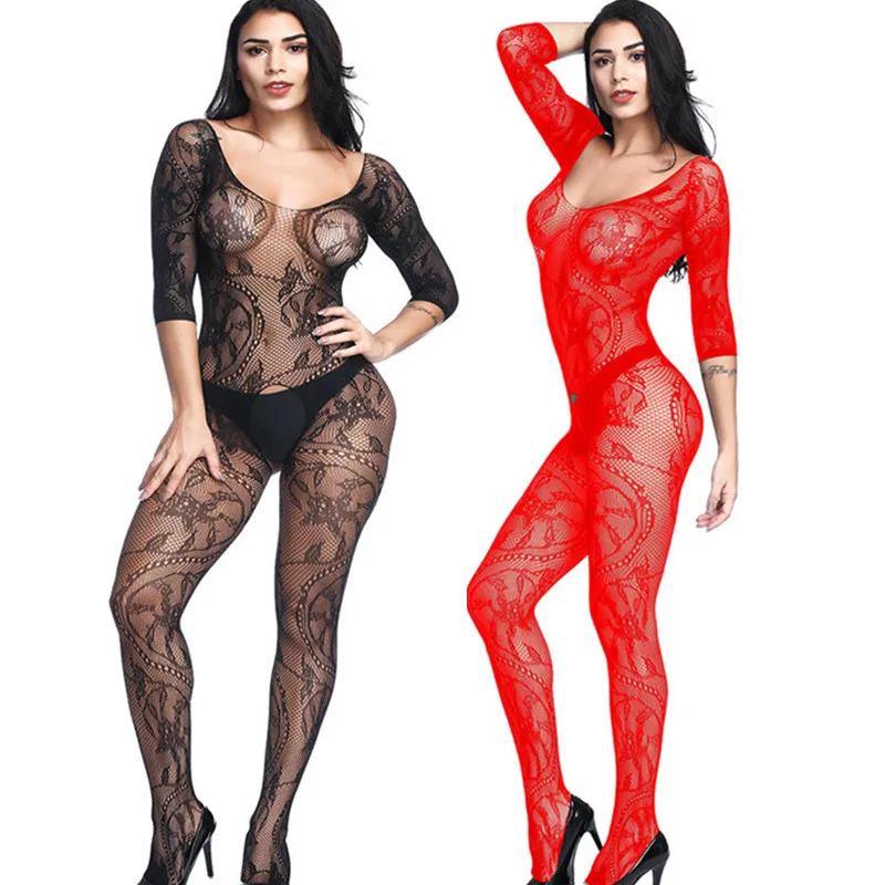 Женские комбинации с сетчатыми чулками открытые интимное боди|full slip|womens full slipwomens