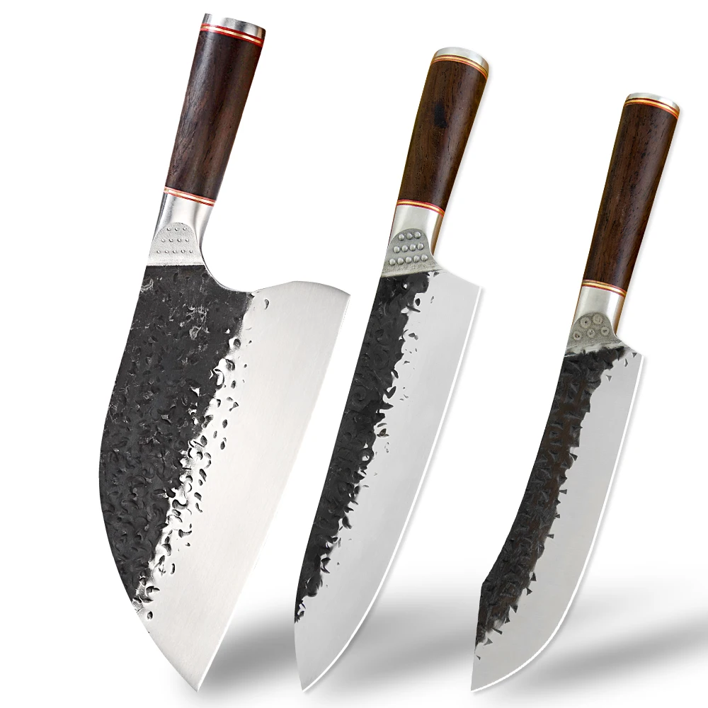 5CR15MOV нож из нержавеющей стали ручной работы кованый китайский Кливер для мясника