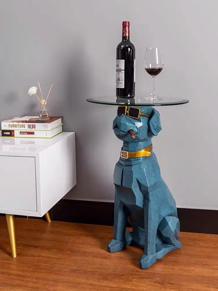 

Домашний интерьер, декор для собаки, аксессуары для украшения дома, полимерная статуя, скульптура для гостиной, животное, орнамент, Большая Садовая статуя в скандинавском стиле