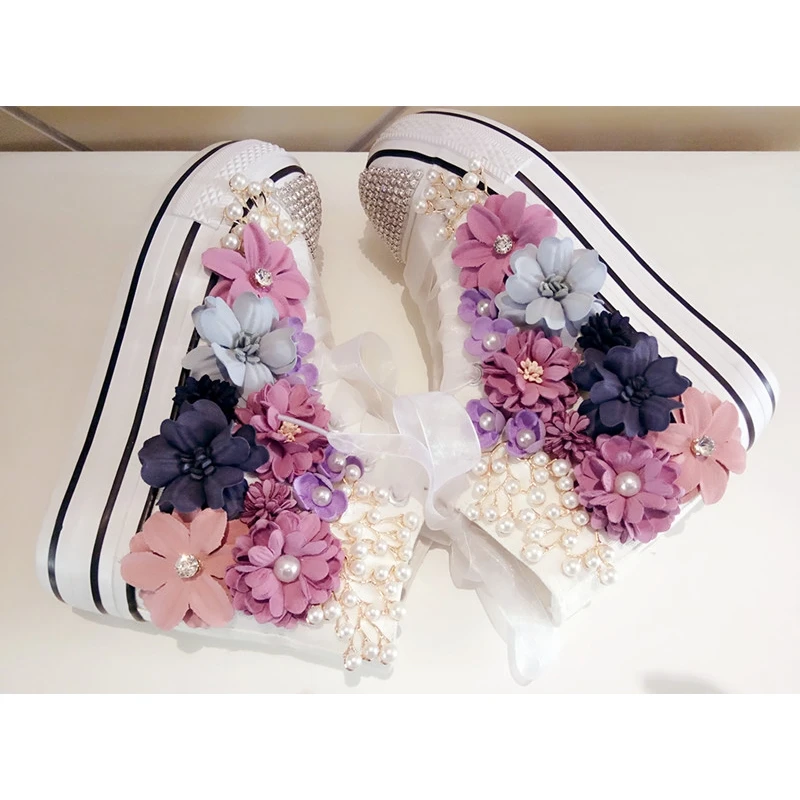 2019 Фэнтези семи расцветок с украшением в виде цветов и Австрии Стразы пряжи