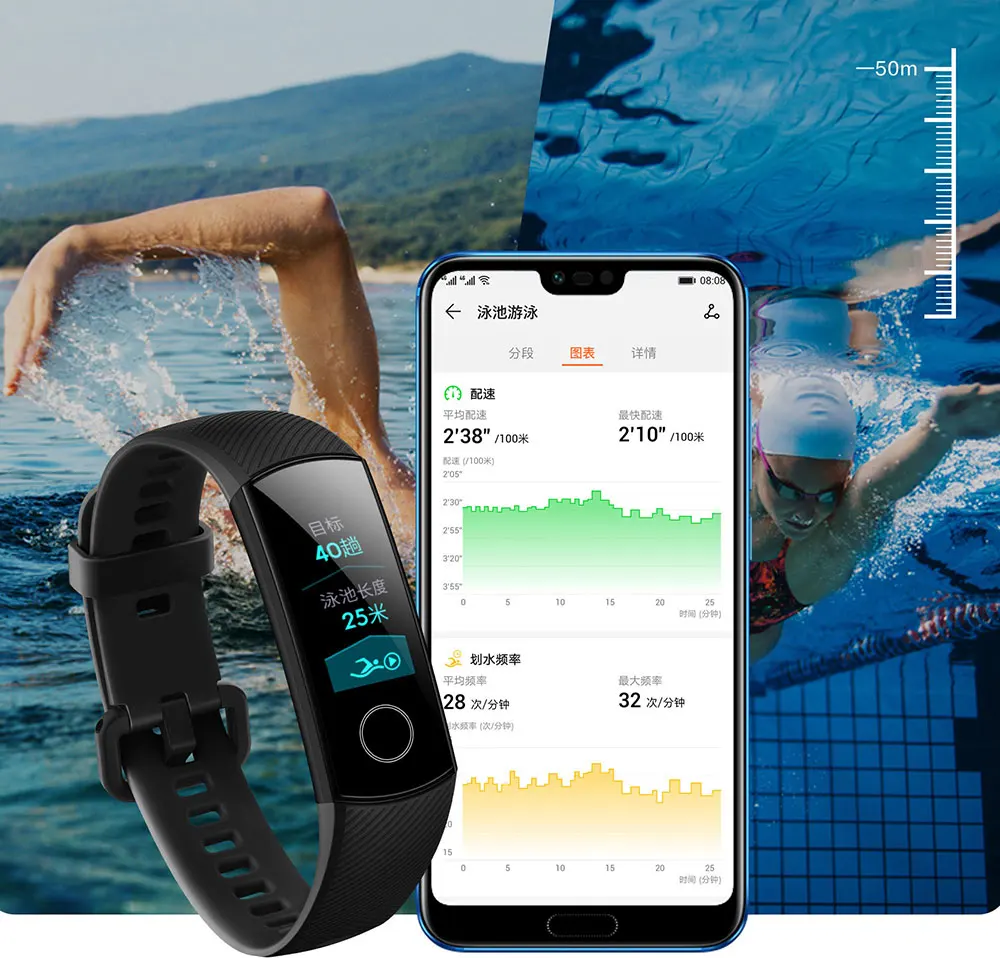 Глобальная версия HONOR Band 4 фитнес-браслет трекер спортивный ремешок в реальном времени трекер активности Смарт-носимое устройство(подставка