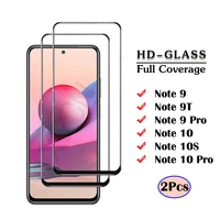 tempered glass for xiaomi redmi note 9 10 pro phone case screen for redme realmi note9 t 10s 10pro protector film redmi note10