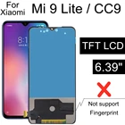 ЖК-дисплей TFT для XIAOMI Mi cc9  MI 9 LITE, ЖК-дисплей с сенсорным экраном и дигитайзером в сборе, сменный ЖК-дисплей для XIAOMI MI9 LITE, M1904F3BG