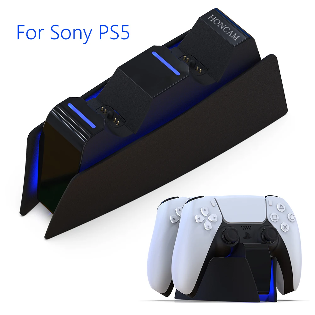 Зарядная Станция PS5 Type C DualSense зарядная док станция с двойной зарядкой подставка
