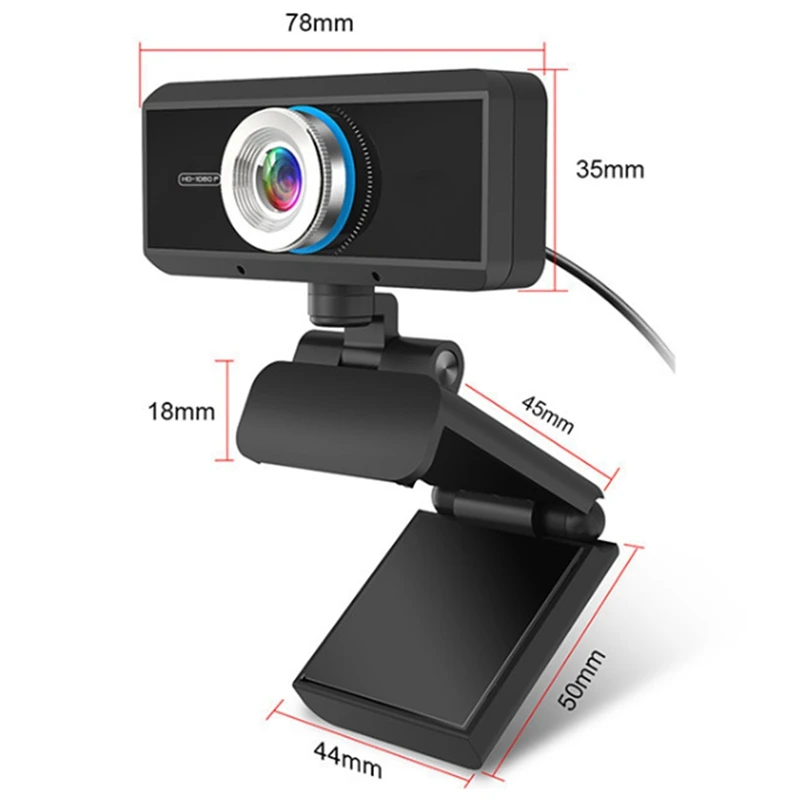 USB HD 1080P Веб камера Встроенный микрофон высокого класса видео вызов компьютера