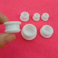 10pcs white silicone rubber hole caps 2 5mm to 50 6mm t type plug cover snap on gasket blanking end caps seal stopper inserts