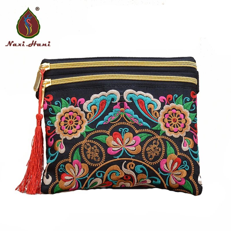 Брендовые женские сумки с вышивкой холщовые поясные в национальном стиле