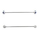 JHJT 16G промышленное Пирсинг из нержавеющей стали для хряща уха Промышленная Штанга пирсинг для тела ювелирные изделия 38 мм