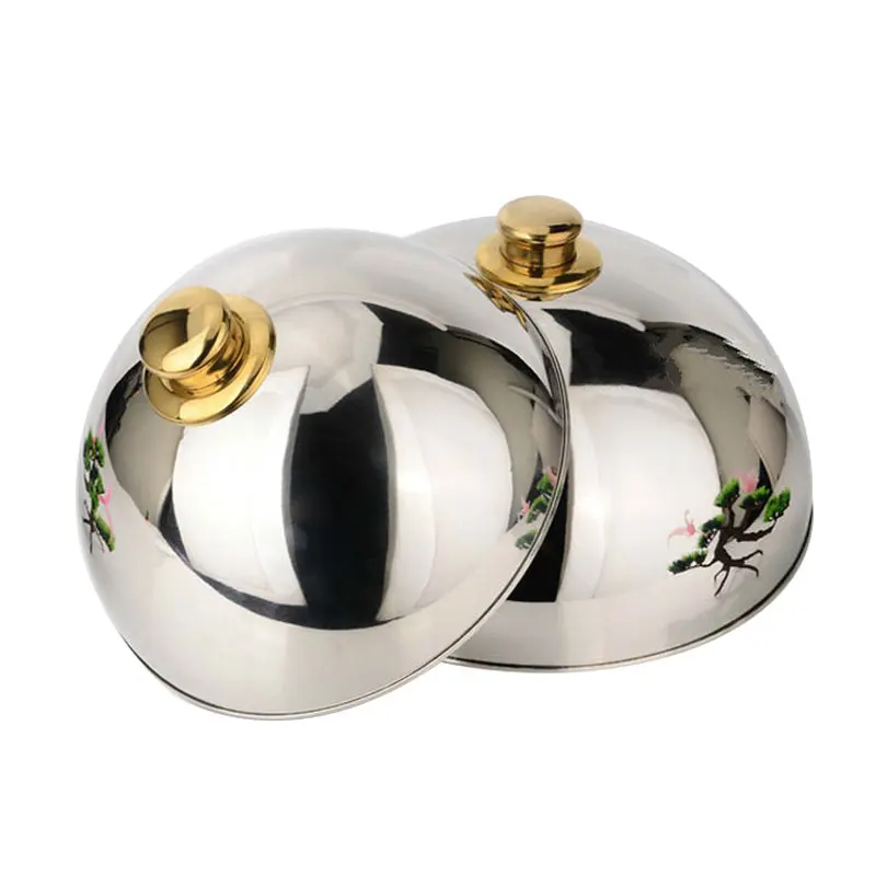 304 крышка из нержавеющей стали Высококачественная Крышка для еды теппаняки