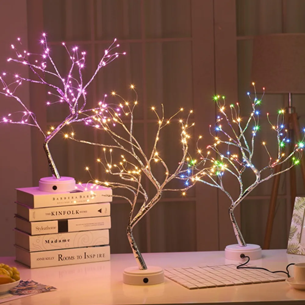 36/108 Gypsophila Light s светодиоды светильник жемчужный бонсай Настольный ПК сенсорный