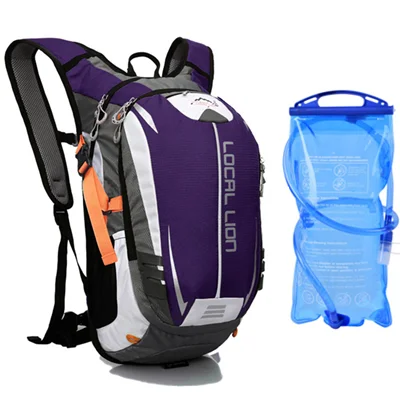 with water bag 18L для мужчин и женщин MTB велосипед с сумкой для воды водонепроницаемый велосипедный рюкзак спортивный нейлон Велоспорт пешая ходьба походы велосипедный, с поильником рюкзак - Цвет: with water bag