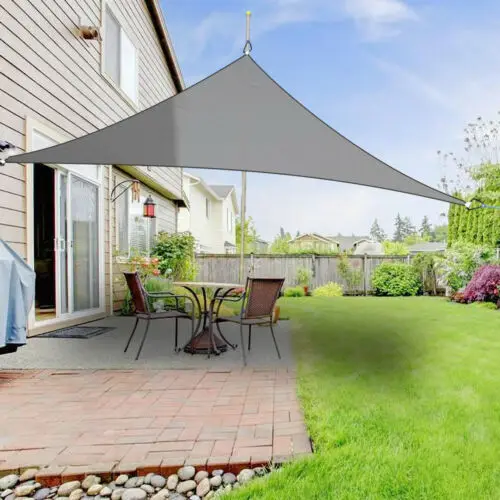 

NEW 2021 Sun Shade Sail Triangle Sunshade Sail For Garden Patio Outdoor Awings Canopy Pool Awning Camping Sun Shelter Tent