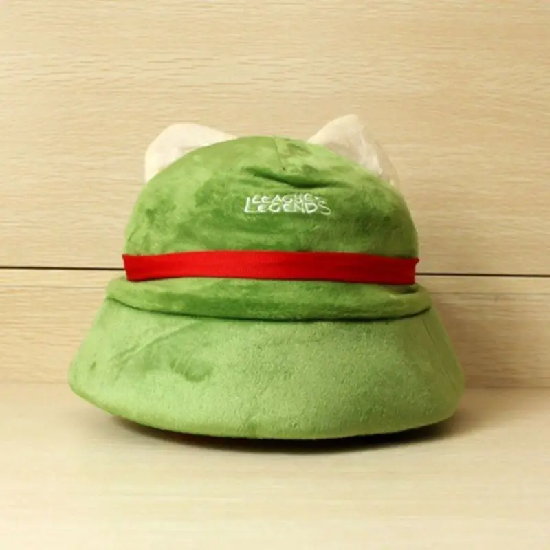 Женская плюшевая шапка ведро Kawaii для косплея любителей игр милые кошачьи ушки