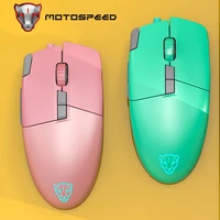 new motospeed v200 women wired e sport gaming mouse 8 keys backlit pc gamer mice cute pink mouse for hp dell laptop notebook