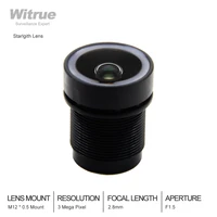 witrue starlight cctv lens 3mp 2 8mm aperture f1 5 lenses for sony imx290291307327 low light cctv ahd ip camera