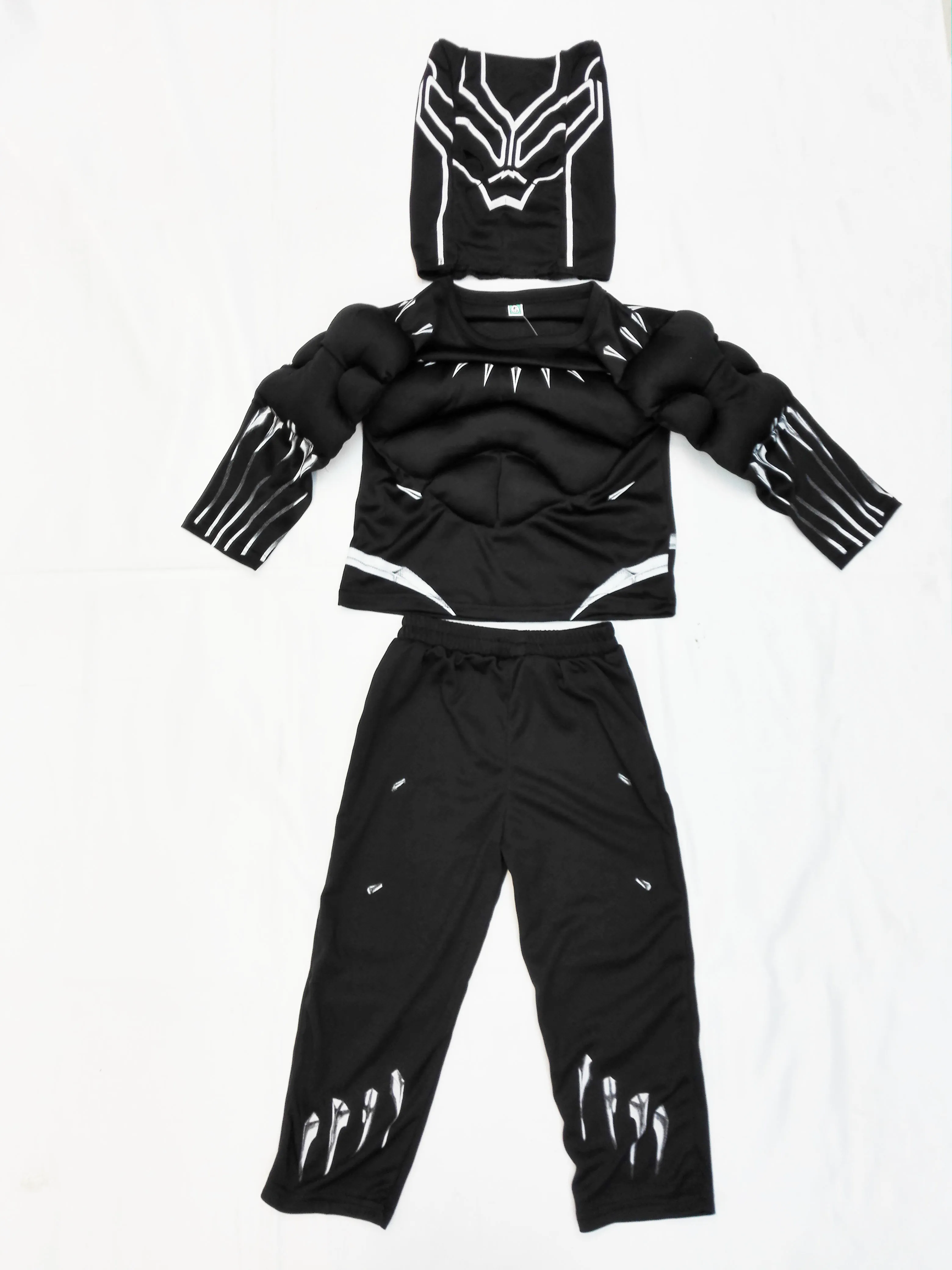 Мускулистый Дэдпул для мальчиков 3 7 лет черный мускулистый костюм косплея