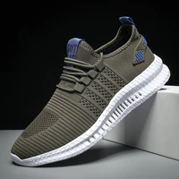 big size sneakers shoes walking male footwear soft sole lace up scarpe uomo lightweight breathable running for men summer basic