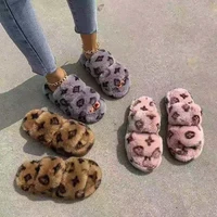 women winter indoor home fur slippers house full furry soft fluffy plush flats heel non slip luxury designer shoes casual ladies