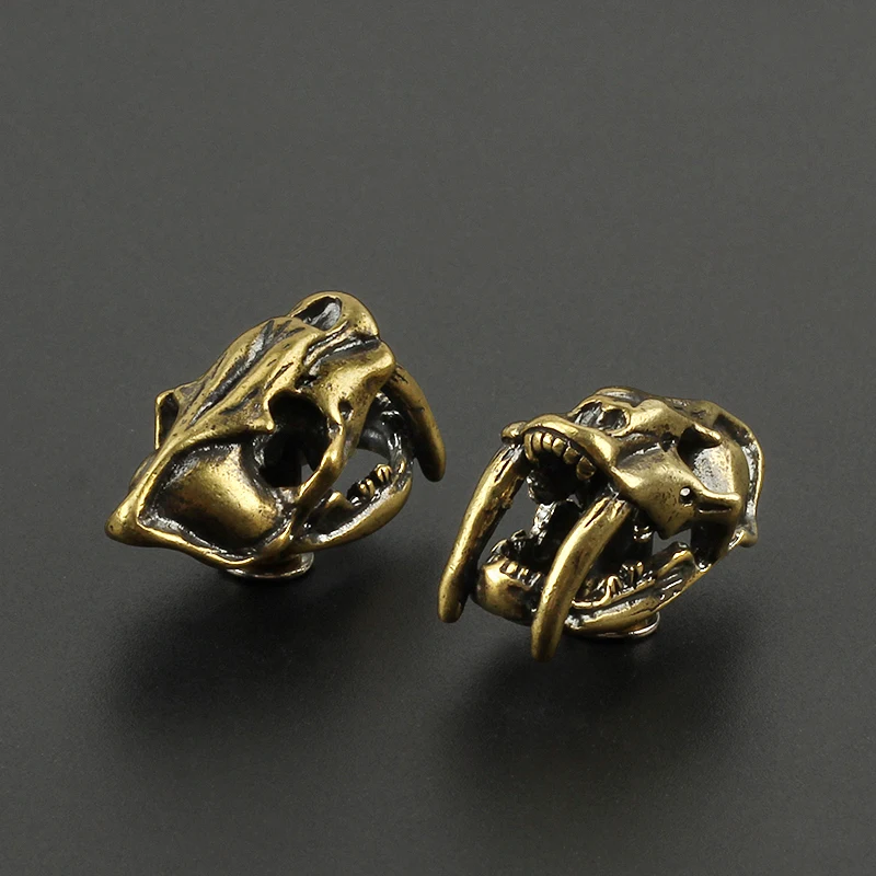 1 шт. медная Пряжка в виде головы динозавра из латуни тираннозавр рекс череп