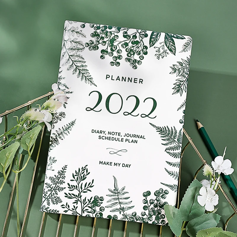 

Agenda 2022 Planner Stationery Organizer Kawaii A5 Notebook and Journal Weekly Notepad Diary 365 Day Sketchbook School Note Book