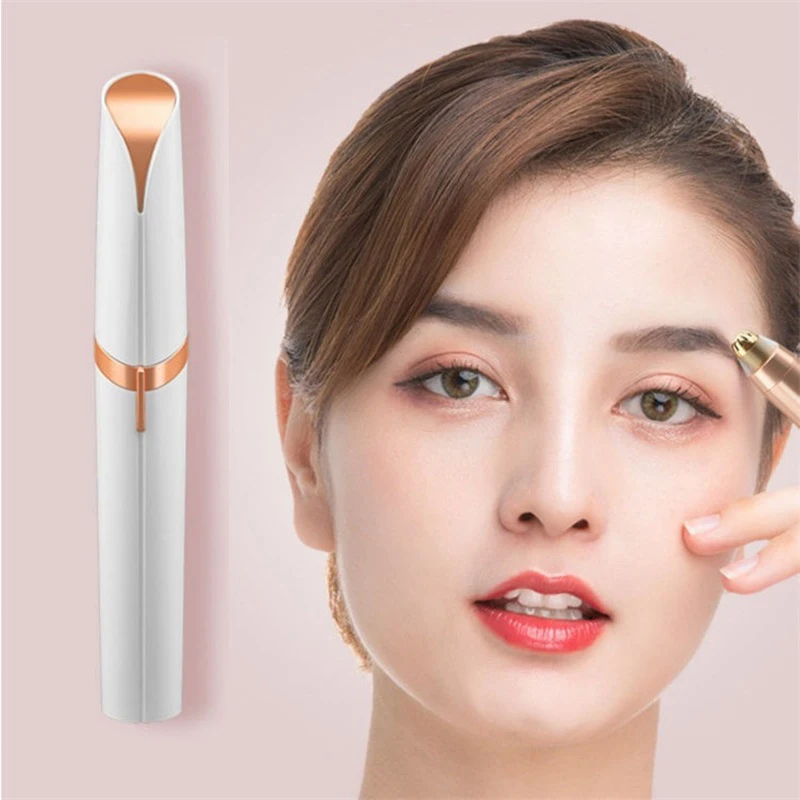 

Electric Eyebrow Trimmer Profissional Women Makeup Painless Eye Brow Epilator Mini Shaver Razors Portable Facial Hair Remover
