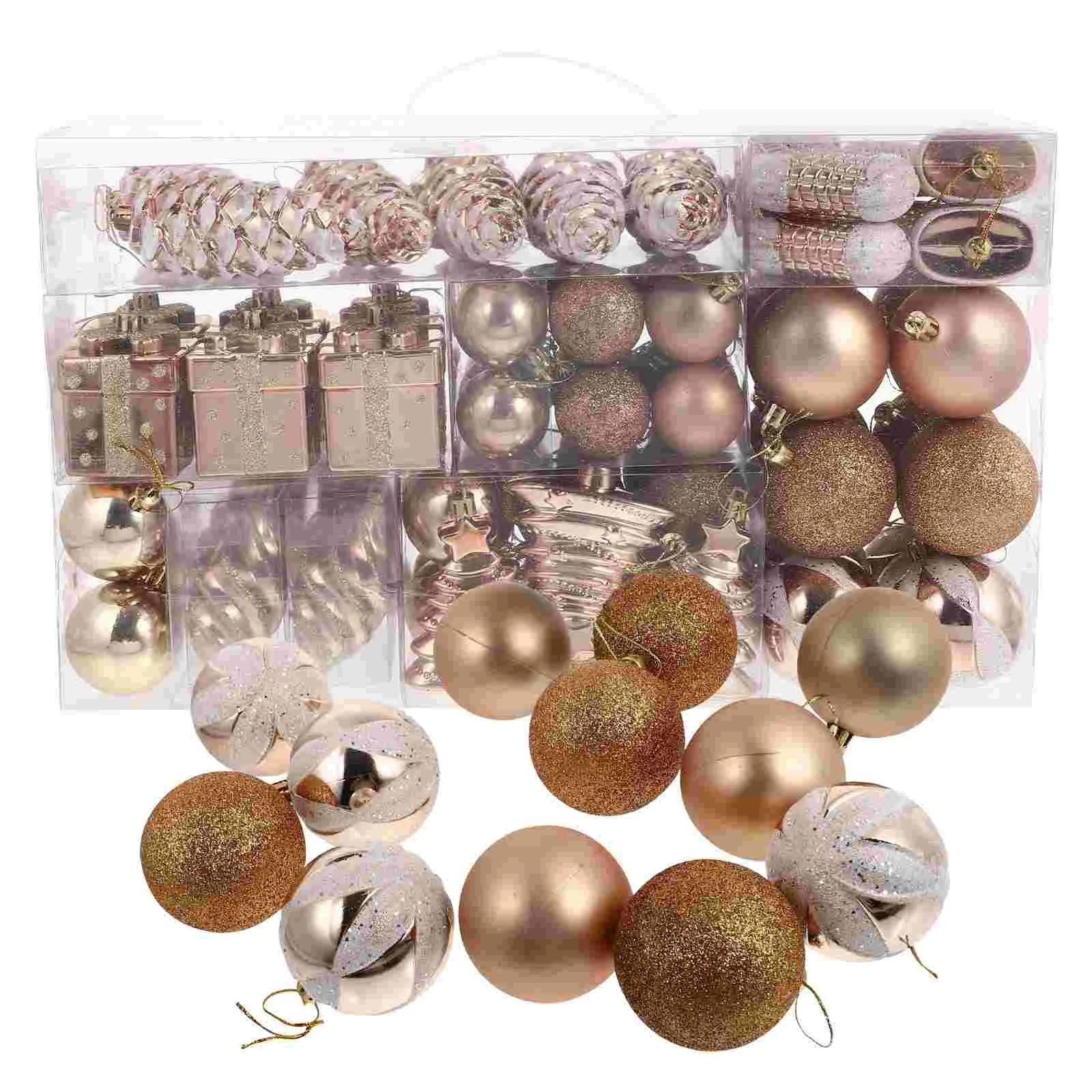 

70 Pcs Colorful Christmas Decoration for Christmas Tree Ornaments