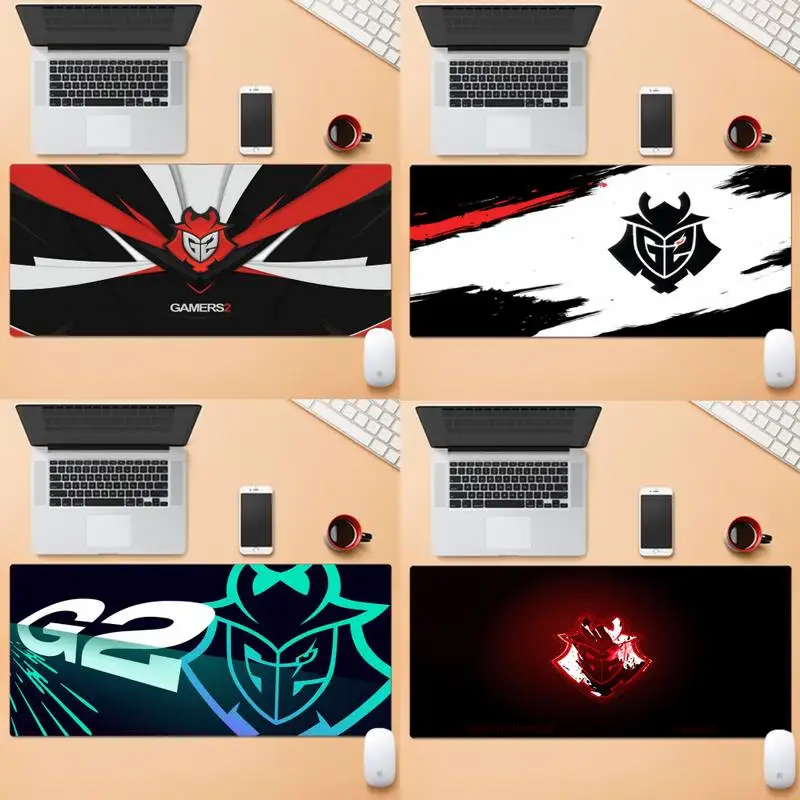

G2 Esports Logo Gamer Speed Mice Retail Small Rubber Mousepad Large Gaming Laptop XL Non-slip Rubber Office Computer Mouse Pad