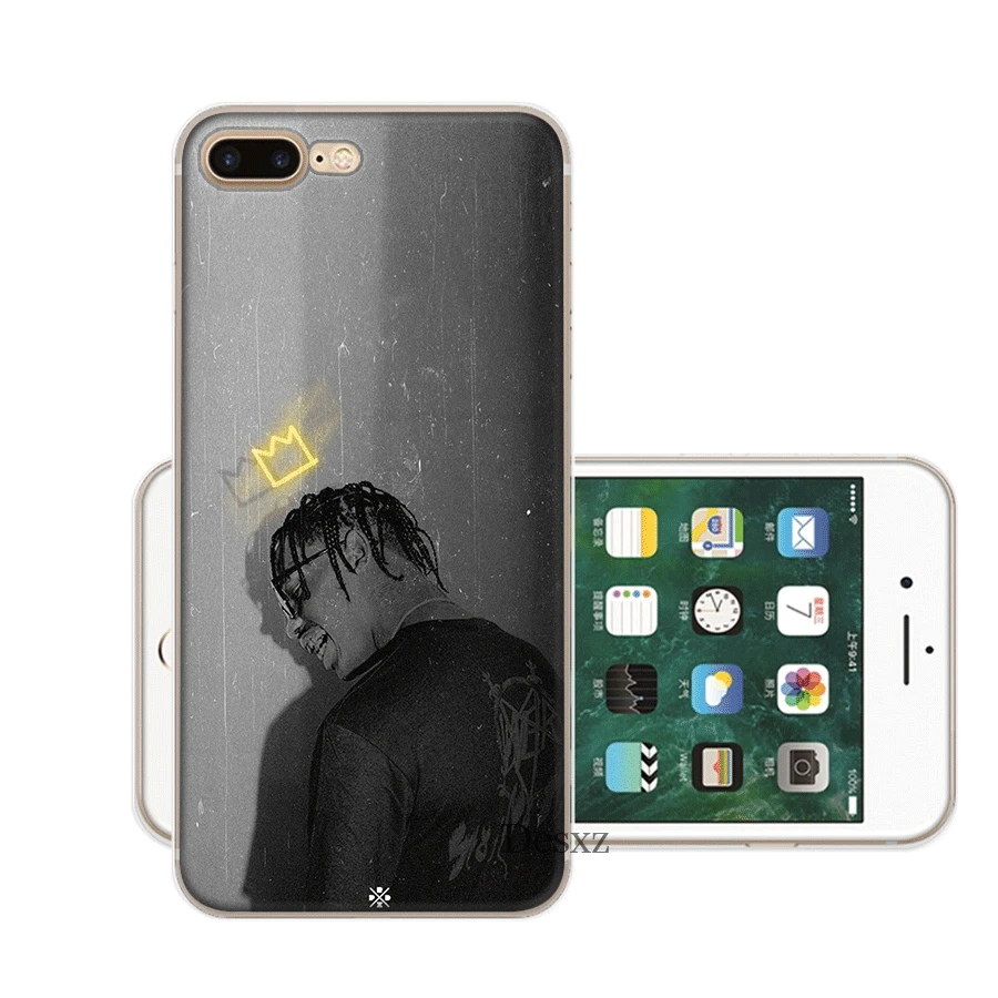 Мобильный чехол для телефона Iphone X XS Max XR 6 6S 7 8 Plus 5 5S SE жесткий чехол Трэвиса Скотта хип-хоп