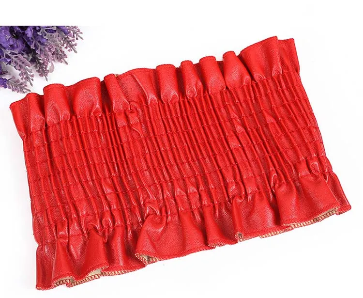 red Deepeel Ретро дамские регулируемые ремни из искусственной кожи черного цвета из мягкой кожи для женщин длина украшения: 65 Эластичный диапазон: 30 - Цвет: red