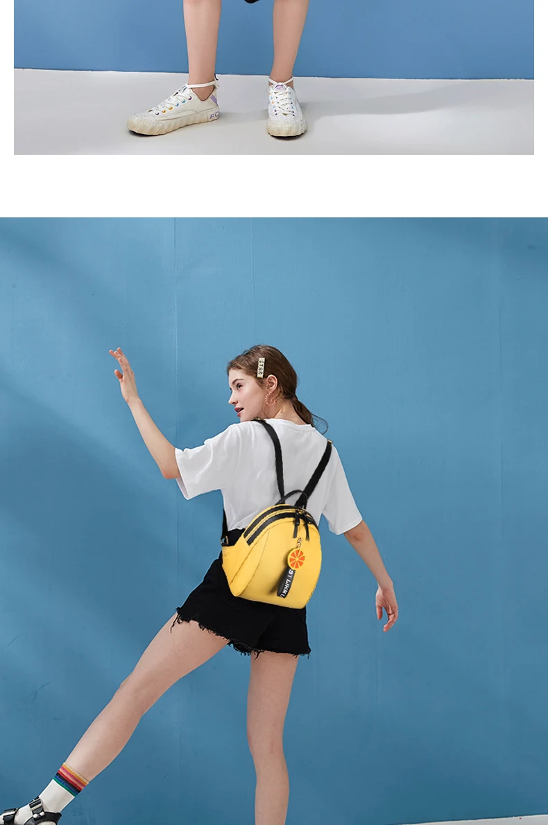 Zoger backpack girls waterproof nylon pouch new mini wild canvas bag fashion Oxford cloth small backpack ins super fire