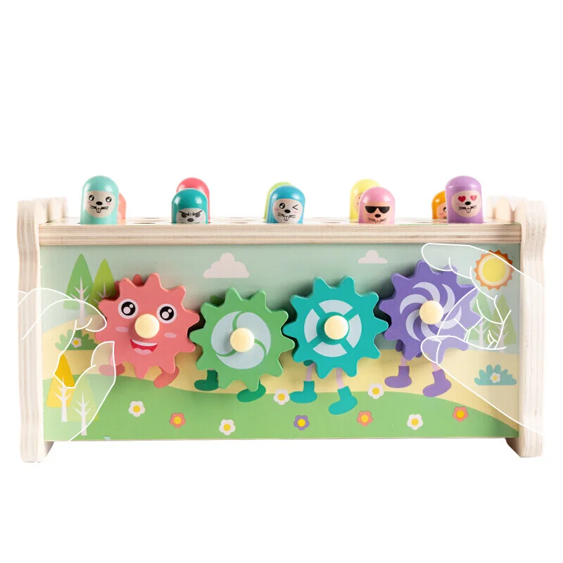 

Baby Wooden Toys 3D Puzzle Early Children Educational Toys Fishing Whac-A-Mole Game Color Cognitive Magnetic Montessori Toys