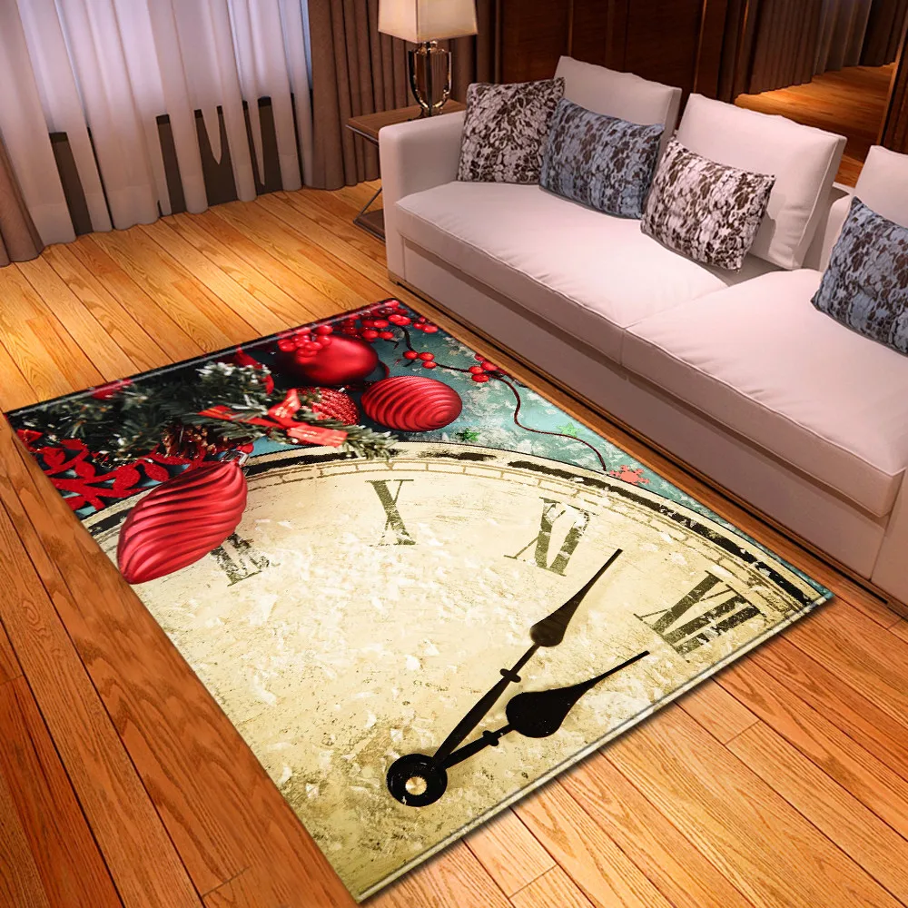 

Christmas Cedar 3D Carpet Living Room Area Rug Children Bedroom Decor Rug Kids Play Floor Mat Balcony Kitchen Corridor Rug