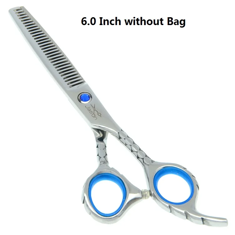LZS0731 60 no bag Jason 5," 6,0" ножницы для волос Японские Стальные прореживающие Ножницы Профессиональные парикмахерские Tesoura набор с расческой LZS0311 - Цвет: LZS0731 60 no bag