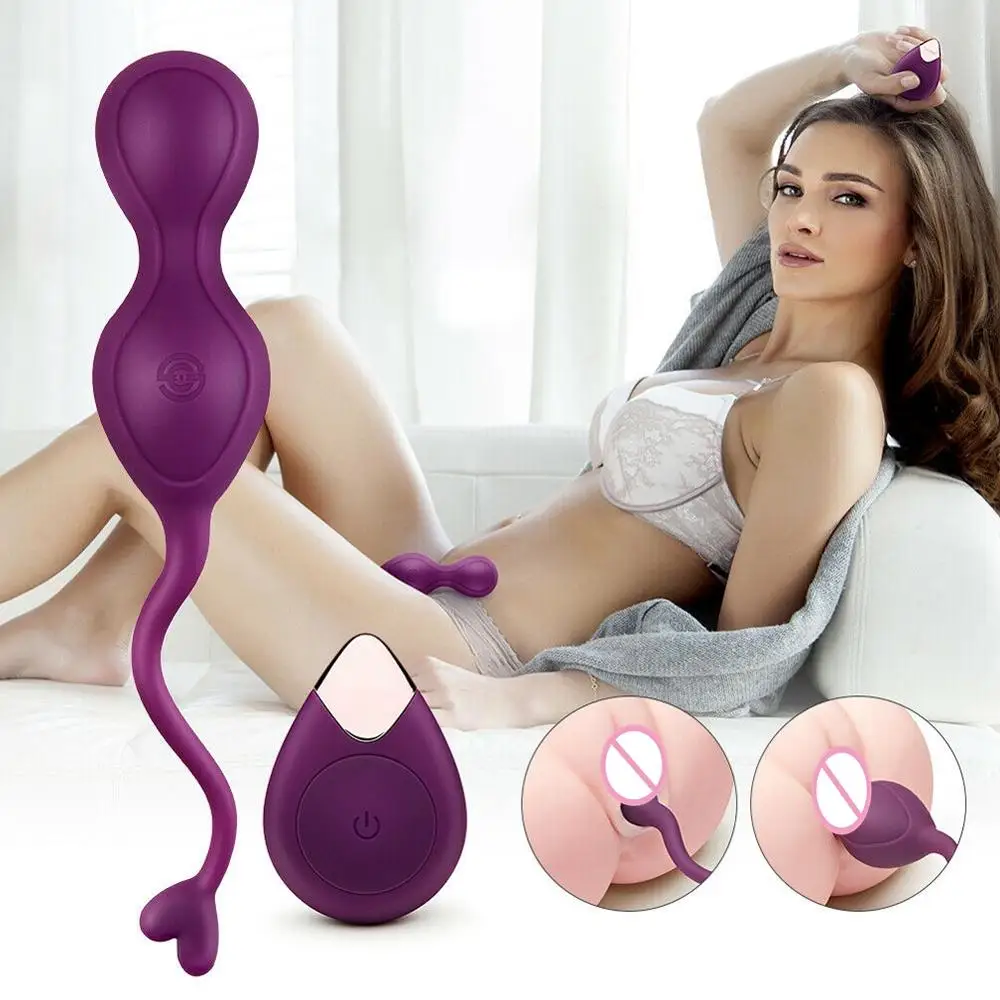 Беспроводной вибратор точки G аккумуляторная Вагина Кегель Бен Ва шарики