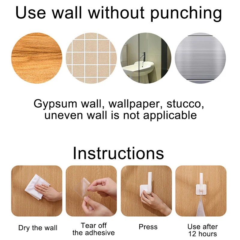 

Punch-Free Wall-Mounted Paper Towels Kitchen Roll Paper Hanger Paper Towel Lazy Rags Disposable Paper Hanger