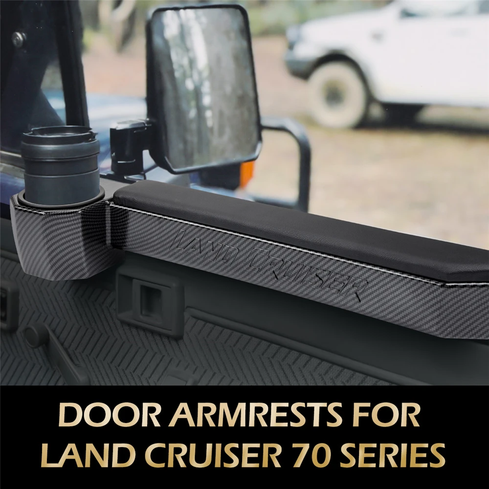 2 шт. дверной подлокотник подстаканник органайзер для Toyota Land Cruiser 70 76 79 Hj75 Hzj75 Hzj79