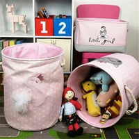 foldable laundry basket for dirty clothes pink kids toys baskets bag for girls home sundries storage basket washing organizer