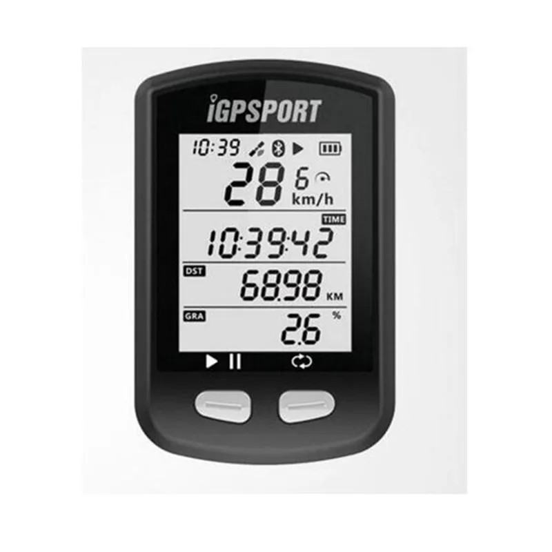I gps порт iGS10 Велокомпьютер gps с поддержкой велокомпьютера навигация Спидометр IPX6 - Цвет: A