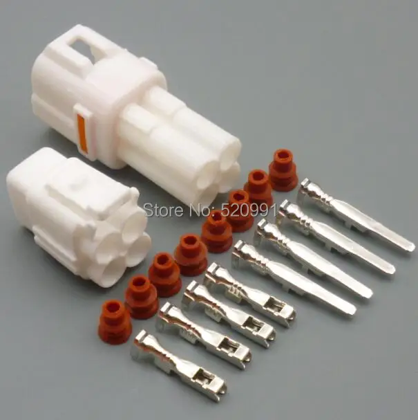 shhworldsea 1sets 6180-4771 6188-0004 4 Pin MT090 Sealed Motorcycle Connector Female Male Housing Automotive Wire | Автомобили и