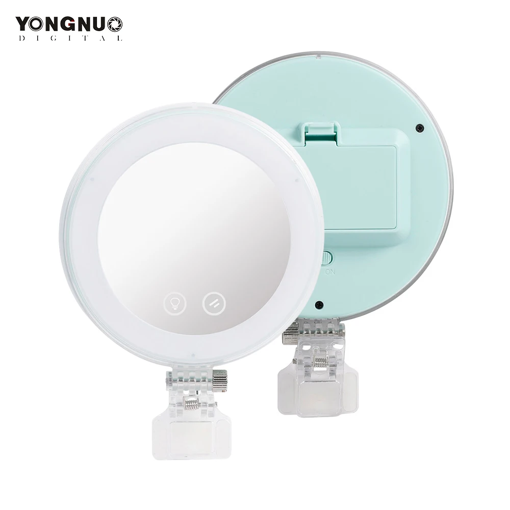 Светодиодная кольцевая лампа YONGNUO для смартфона мини с зажимом селфи 3200K/5500K