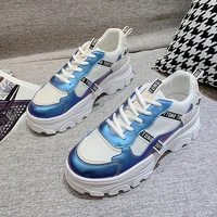 platform sneakers height increase shoes women walking shoes breathable high qualityhightop canvas sneakers plus size 41 42 43