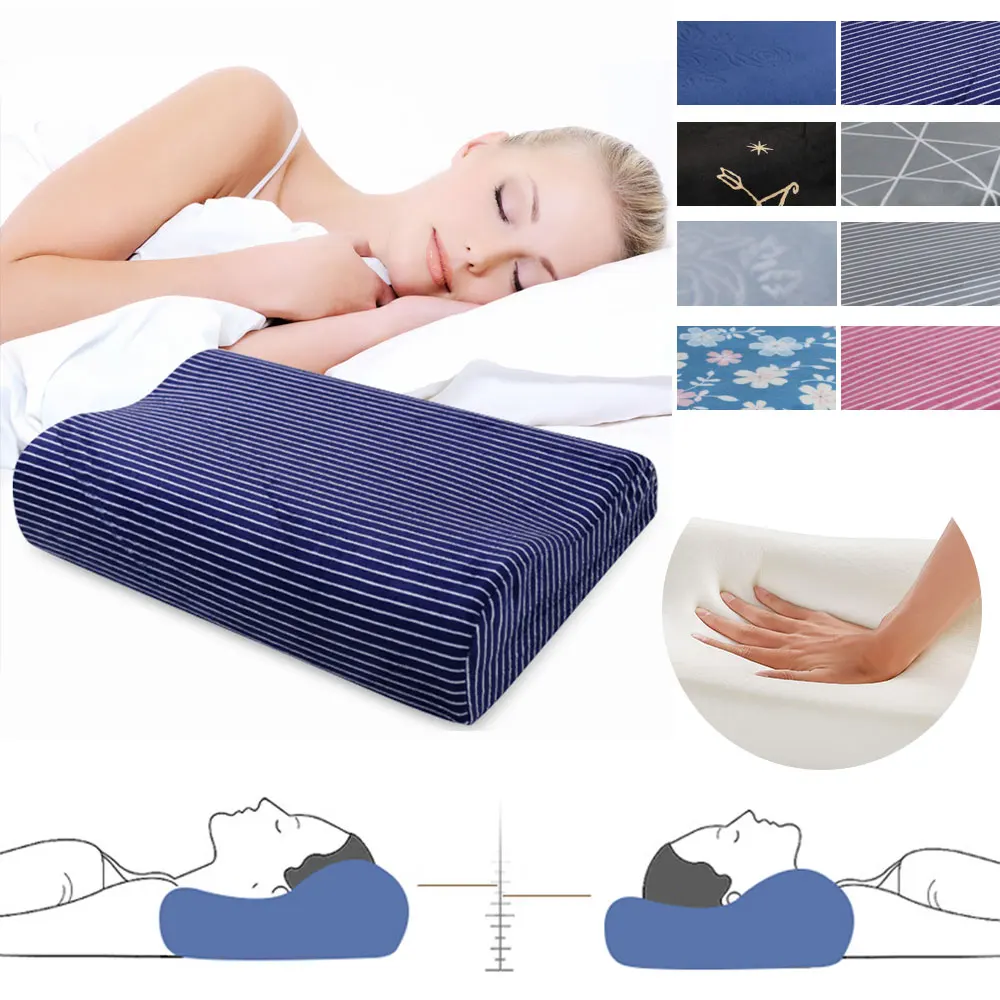 1 шт. Ортопедическая подушка из пены с памятью для шеи Подушка шейного отдела