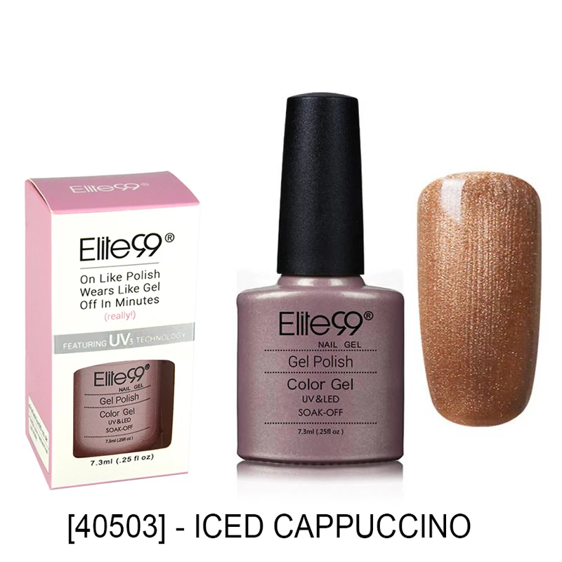 Elite99 7 3 мл Цвет Фул бутылка Однотонная одежда Гель лак для ногтей с подарочной