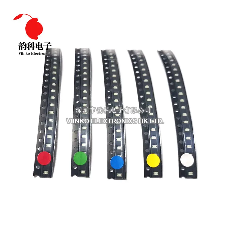 100 шт. 0402 0603 0805 1206 1210 3528 5050 SMD светодиоды красный желтый зеленый Белый Синий