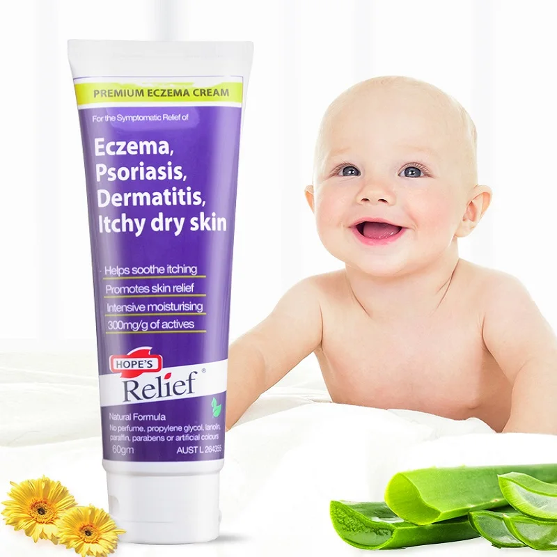 

Australia Hope Relief Eczema Cream for Baby Children Adult Problem Dry Itchy Irritated Skin Sooth Itching Dermatitis Psoriasis