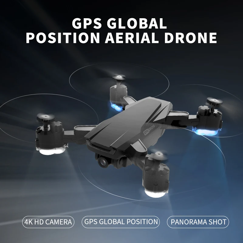 Складной Радиоуправляемый квадрокоптер SH3 с GPS HD 4K 1080P|Квадрокоптер дистанционным