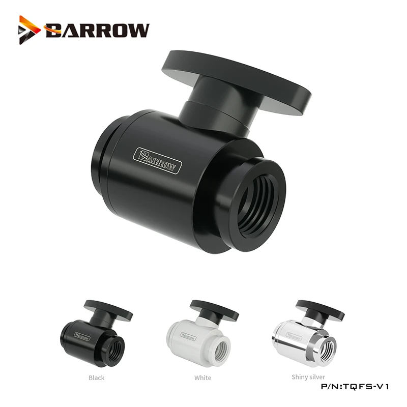 Барроу водяной клапан пластиковая ручка корпус латунь G1/4 'внутренний женский